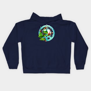 The Peaceful Peace Frog Kids Hoodie